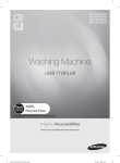 Samsung Arno Washer with Smart Control, 12 kg, White User Manual