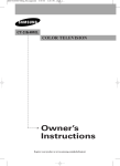 Samsung CT-21K40ML User Manual