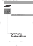 Samsung CT-15N30MJ User Manual