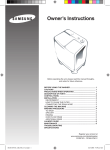 Samsung WT12J8LFC/XTC User Manual
