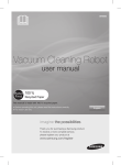Samsung SR8900 ROBOT VC with Auto-Emptying Dust Bin, 40 W User Manual (Windows 7)