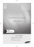 Samsung Vistula Washer with Eco Bubble, 8 kg, White User Manual