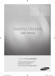 Samsung Troika2 Washer with Silver Nano, 7.5 kg, White User Manual
