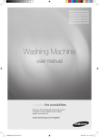 Samsung Heba Combo Combo with Diamond Drum, 8 kg, White User Manual