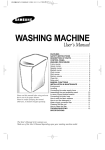 Samsung WA1350S User Manual