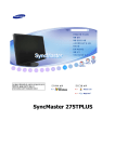 Samsung 275TPLUS User Manual