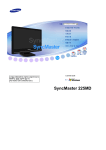 Samsung 225MD User Manual