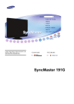 Samsung 191G User Manual