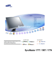 Samsung 177N User Manual
