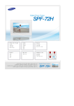Samsung SPF-72H User Manual