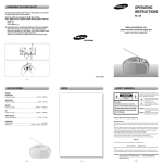 Samsung RC-29 User Manual