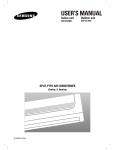 Samsung AQT18YJWD/KTL User Manual