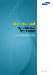 Samsung S23A700D User Manual