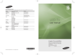 Samsung UA55C9000ZM User Manual