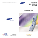 Samsung SGH-A408BA User Manual