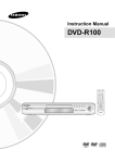 Samsung DVD-R100 User Manual