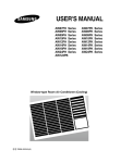 Samsung AW07PHA User Manual