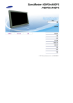Samsung 400PX User Manual