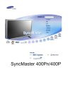 Samsung 400P User Manual