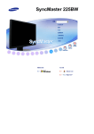Samsung 225BW User Manual