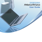 Samsung NP-R40P User Manual (XP)