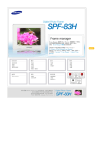 Samsung SPF-83H 用户手册