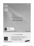 Samsung RSG307AARS User Manual(Installation Guide included)