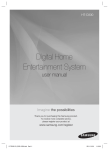 Samsung Series 3 (HT-D330) User Manual