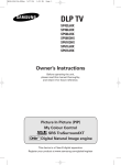 Samsung SP-50L6HX User Manual