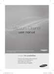 Samsung SC6700 Canister VC with Twin Chamber System&trade;, 2000 W User Manual(SAPL)