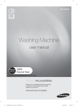 Samsung Washer/Dryer 10kg Wash/7kg Dry (WD1102XVM) User Manual