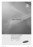 Samsung LA22C450E1 User Manual