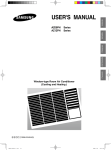 Samsung AZ12PHA
Window Type RAC User Manual