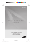 Samsung MM-D330D Micro System User Manual
