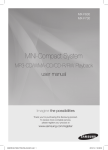 Samsung Mini Audio System F630 User Manual