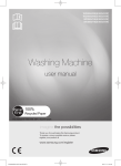 Samsung WD0894W8N User Manual