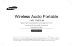 Samsung Wireless Audio-Portable F61 User Manual