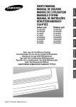 Samsung SC18ZWJ/XFA manual de utilizador