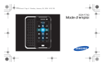 Samsung SGH-F700 manual de utilizador