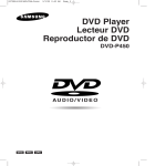 Samsung DVD-P450 manual de utilizador