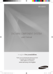 Samsung MX-D630D Mini System manual de utilizador