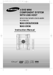 Samsung MAX-DX55 manual de utilizador