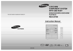 Samsung MAX-DT99 manual de utilizador