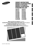 Samsung AZ12A1DEA manual de utilizador