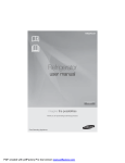 Samsung RA22FCPN manual de utilizador
