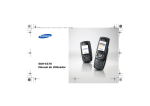 Samsung SGH-E370 manual de utilizador