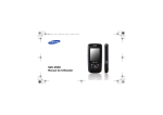 Samsung SGH-D900 manual de utilizador