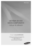 Samsung Micro-sistema DVD com Base de liga&ccedil;&atilde;o dupla e Bluetooth MM-E430D manual de utilizador