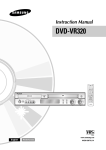 Samsung DVD-VR320 manual de utilizador