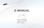 Samsung PS43E490B1R manual de utilizador
